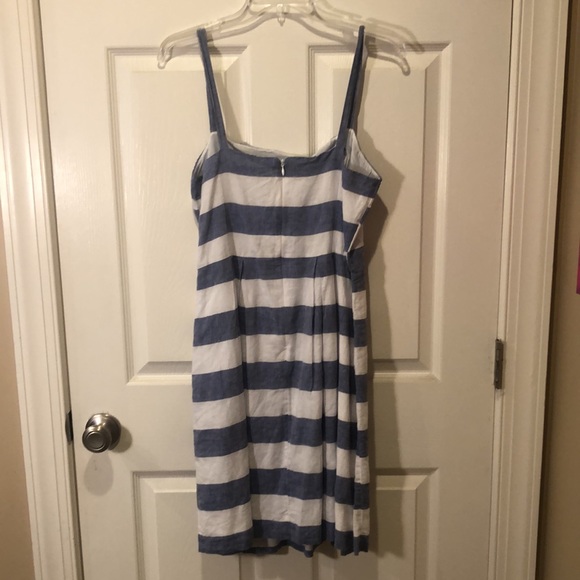 Loft blue and white striped dress - Picture 3 of 5
